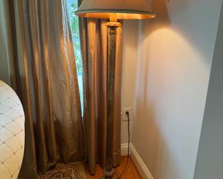Brass Modern Floor Lamp (62"H)