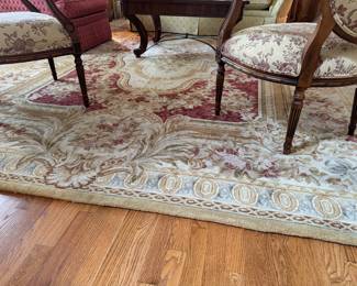Hand-Knotted Wool Savonnerie Rug (120"W x 168"L)