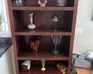 Book Shelves with Glass Work