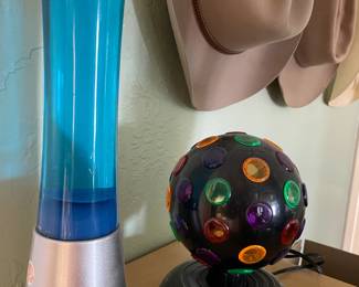 Novelty lights and cowboy hats
