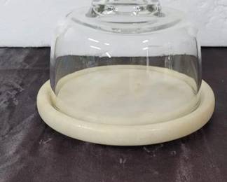 Marble Base Cheese Dish
