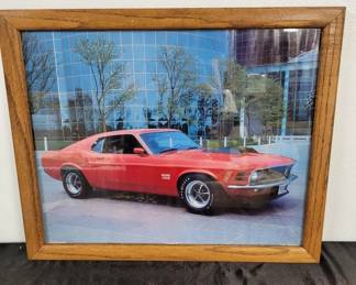 Framed Image of 1970 Ford Mustang