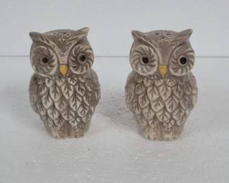Owl Salt and Pepper Shakers