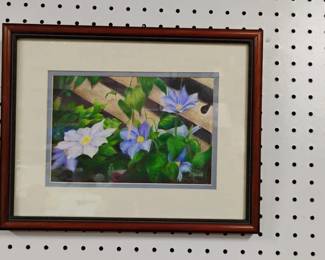 J. Wood Flower Print