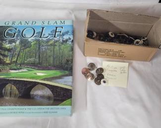 Golf Book and Etonic Spikes