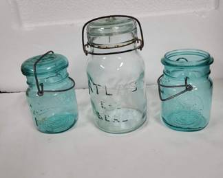 Blue Canning Jars
