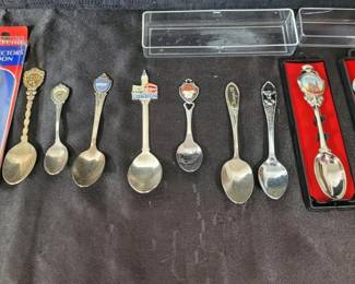Ten Souvenir Spoons - Lot 1