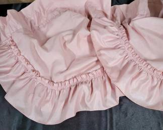 Ruffled Mauve Valances