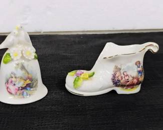 Bone China Brinton Shoe and Bell