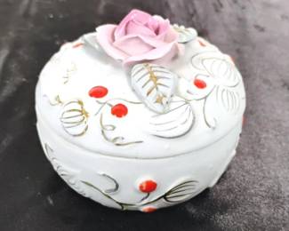Vintage Bisque Trinket Dish