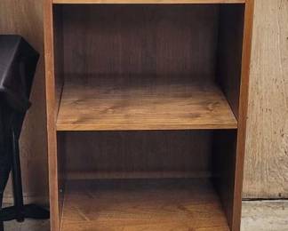 Four-Shelf Wooden Bookcase