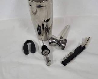 Stainless Steel Bar Set
