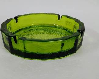 Emerald Green Ashtray