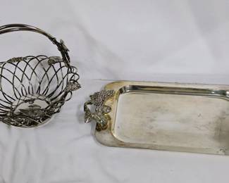 Godinger Tray and Basket