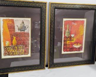 Pair Framed Art Prints