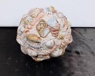 Decorative Ceramic Seashell Ball