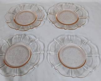 Pink Glass Plates