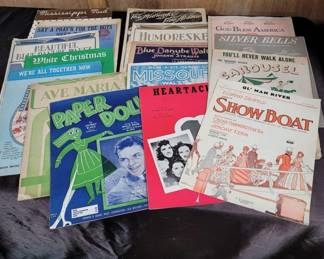Vintage Music Sheets
