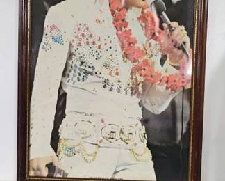 Framed Elvis Presley Art