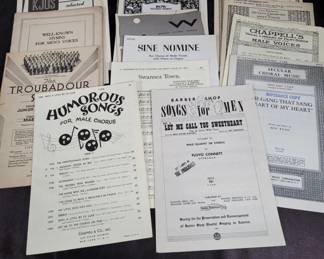 Vintage Music for Male Voices