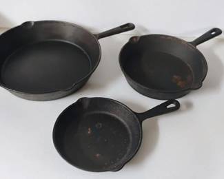 Utopia Cast Iron Frying Pans