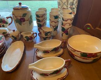 Apple Franciscan Serving Pieces