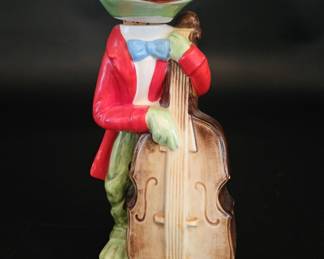 Vintage Ceramic Frog Music Box by Wales of Japan