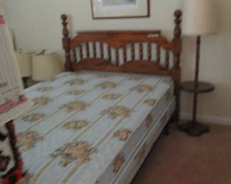 BED WITH MATCHING CHEST OF DRAWERS- Queen