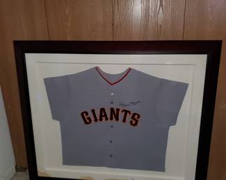 8 Willie Mayes Autographed Giants Jersey