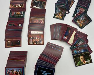 354 Lot of 1991 Star Trek Impel Trading Cards Paramount