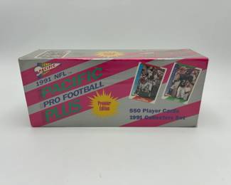 163 SEALED Box 1991 Pacific Plus Pro NFL Football 550 Cards