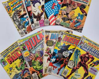 Lot 82007 Marvel Cpt America The Hulk 