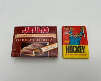 122 Wayne Gretzky Jello Card Box  1987 Topps NHL Card Pack