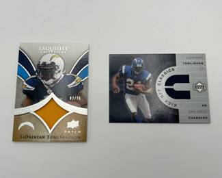 320 2 Ladanian Tomlinson Jersey Patch Cards