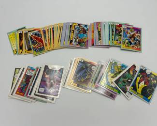 355 Lot of 1990 1991 Marvel Trading Cards