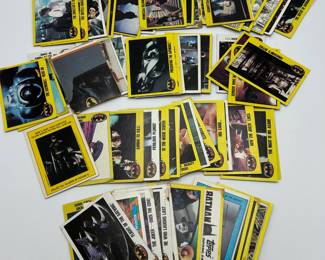 406 1980s 90s Topps Batman cards lot