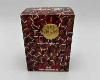 168 Sealed 1991 pro prospects complete football card set