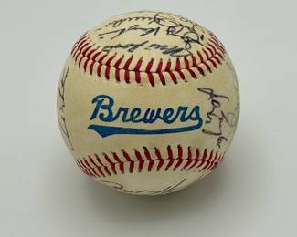 350 Signed Brewers Baseball