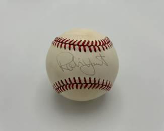 115 Robin Yount Signed Baseball