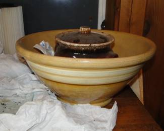 Yellowware bowl