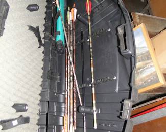 Crossbow and arrows