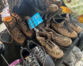 Hiking boots including new