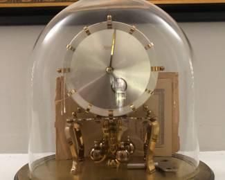 Brass skeleton clock