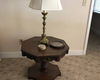 70s Gothic Side Table