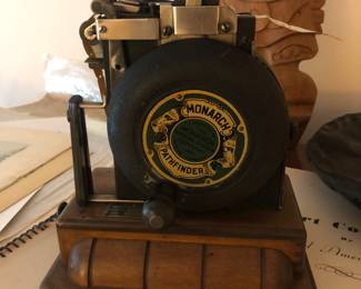 Antique Monarch Tag Printer