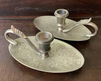 Made In England SEBA Candlestick Pair