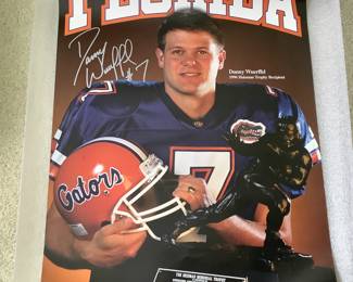 Autographed Danny Wuerffel UF Heisman
