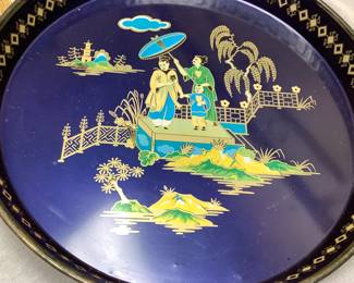 Daher English tin tray