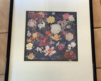 SIgned And Numbered Limited Edition Floral Print -