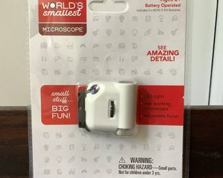World's Smallest Microscope, new in package